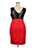 Check It Out Plus Red Cocktail Dress Size 3X - photo 2
