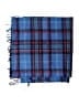 Talbots 100% Cashmere Plaid Blue scarf One size - photo 2