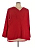Vince Camuto Red 3/4 Sleeve Blouse Size 2X - photo 1