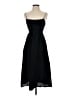 Zara Solid Black Casual Dress Size S - photo 1