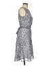 Venus 100% Polyester Polka Dots Blue White Cocktail Dress Size 8 - photo 4