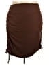Cider Solid Brown Casual Skirt Size 4X - photo 1