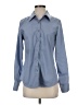 Unbranded Blue Long Sleeve Button-Down Shirt Size S - photo 1