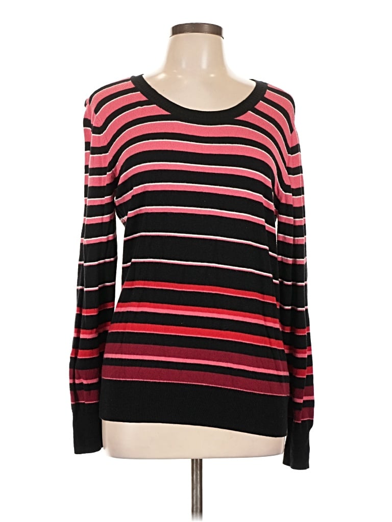 Pre-owned Worthington Pullover Sweater In Black