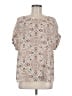 Maurices 100% Polyester Ivory 3/4 Sleeve Blouse Size L - photo 1