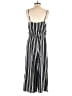 Le Lis 100% Polyester Stripes Black Jumpsuit Size M - photo 2