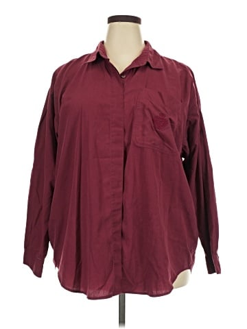 Bobbie Brooks 3/4 Sleeve Button-Down Shirt (view 1)