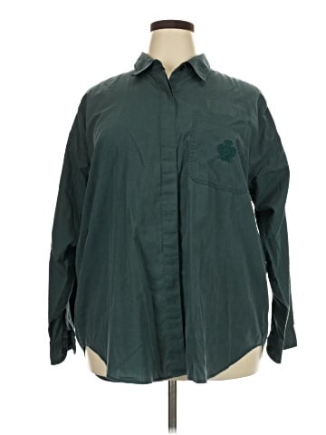 Bobbie Brooks Long Sleeve Button-Down Shirt (view 1)