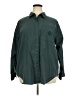 Bobbie Brooks Green Long Sleeve Button-Down Shirt Size XXL (estimated) - photo 1