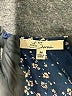 Les Serein 100% Polyester Blue 3/4 Sleeve Blouse Size M - photo 7
