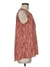 Zac & Rachel 100% Polyester Orange Sleeveless Blouse Size M - photo 4