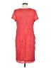 Chico's Orange Casual Dress Size M - photo 2
