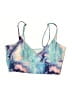 Shein Tie-dye Blue Swimsuit Top Size M - photo 1