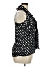 Spense 100% Polyester Polka Dots Black Sleeveless Blouse Size L - photo 4