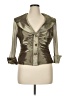 Xscape 100% Polyester Metallic Gold Jacket Size 14 - photo 1