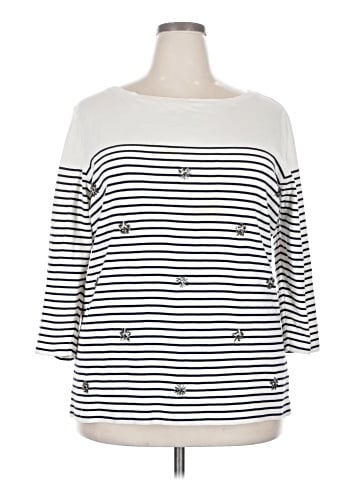 Talbots 3/4 Sleeve T-Shirt (view 1)