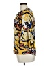 Jessica Rose 100% Polyester Floral Yellow 3/4 Sleeve Blouse Size L - photo 5