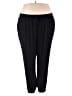 Torrid 100% Rayon Solid Black Casual Pants Size 3X Plus (3) - photo 1