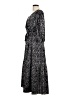 DKNY Paisley Black Casual Dress Size 12 - photo 5
