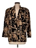 Together! 100% Rayon Print Gold Blazer Size M - photo 1