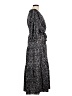 DKNY Paisley Black Casual Dress Size 12 - photo 4