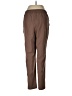DSG Solid Brown Casual Pants Size M - photo 2