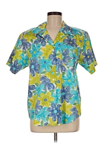 Karen Scott Short Sleeve Blouse (view 1)