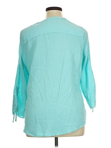 Foxcroft 3/4 Sleeve Blouse (view 2)