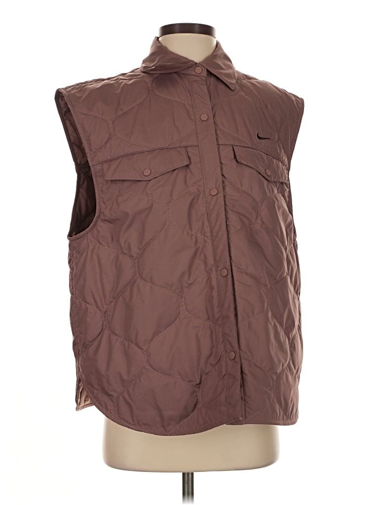 Pre-owned Nike Vest In Brown
