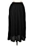 Uniqlo 100% Polyester Solid Black Casual Skirt Size L - photo 1