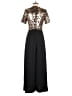 JJ's House 100% Polyester Animal Print Black Jumpsuit Size M - photo 2