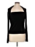 Bisou Bisou Black Long Sleeve Top Size L - photo 1