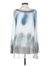 Tempo Paris Silver Long Sleeve Blouse Size S - photo 2
