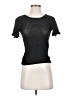 Zara Black Short Sleeve Top Size S - photo 1