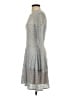 BCBGMAXAZRIA Polka Dots Gray Cocktail Dress Size S - photo 5