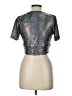 Assorted Brands Metallic Snake Print Silver Tank Top Size L - photo 2