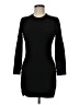 IRO Solid Black Casual Dress Size EU (FR) 38 / US 6 - photo 1