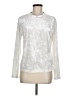 Allegra K Metallic Silver Long Sleeve Top Size M - photo 1