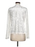 Allegra K Metallic Silver Long Sleeve Top Size M - photo 2