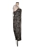 Forever 21 100% Polyester Paisley Gray Cocktail Dress Size L - photo 4