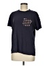 Assorted Brands Hearts Blue Short Sleeve T-Shirt Size M - photo 1
