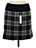 Theory Plaid Gray Wool Skirt Size M - photo 1
