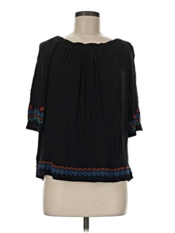 Ann Taylor LOFT 3/4 Sleeve T-Shirt (view 1)