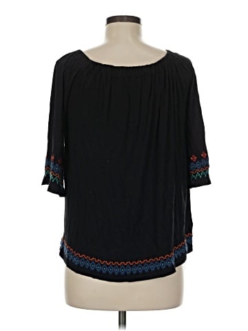 Ann Taylor LOFT 3/4 Sleeve T-Shirt (view 2)