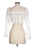 Unbranded White 3/4 Sleeve Blouse Size L - photo 2