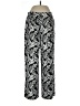 Adrienne Vittadini 100% Viscose Paisley Black Casual Pants Size M - photo 1
