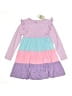 Assorted Brands 100% Cotton Color Block Purple Dress Size 7 - photo 1