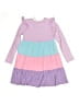 Assorted Brands 100% Cotton Color Block Purple Dress Size 7 - photo 2