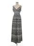 One Step Up Gray Casual Dress Size M - photo 1