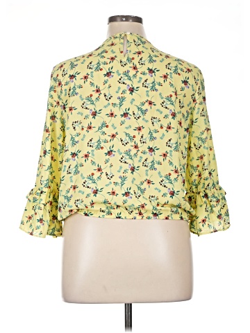 Lily White 3/4 Sleeve Blouse (view 2)